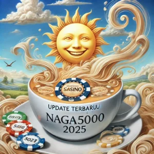 DALL·E 2025-01-14 15.26.01 - A highly realistic and detailed painting of casino chips emitting gentle smoke, blended with extraordinary latte art. The latte art features a smiling